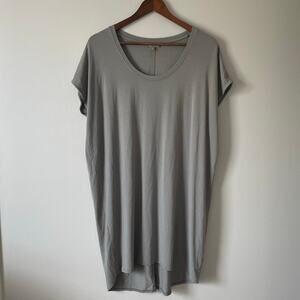 Lilla P slate grey dress short knee length lightweight sz L